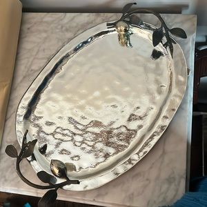 Michael Aram Lemonwood tray